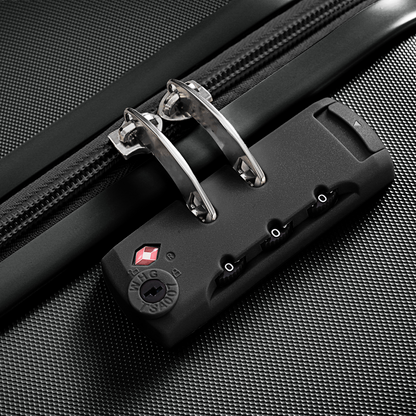 Luggage Set Light Gray ABS for travel organization