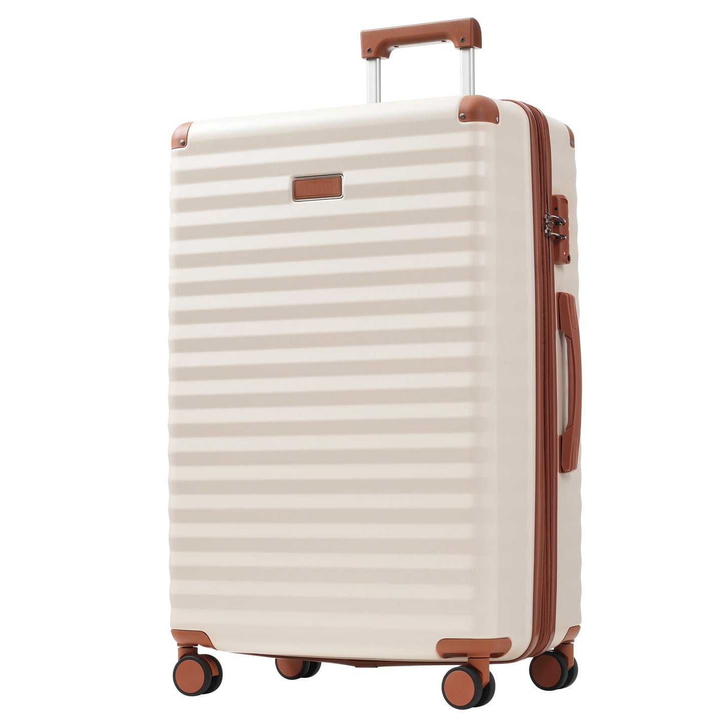 5-Piece ABS Hardshell Carry-On Luggage Set with Spinner Wheels,