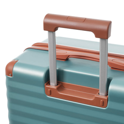 5-Piece ABS Hardshell Carry-On Luggage Set with Spinner Wheels,