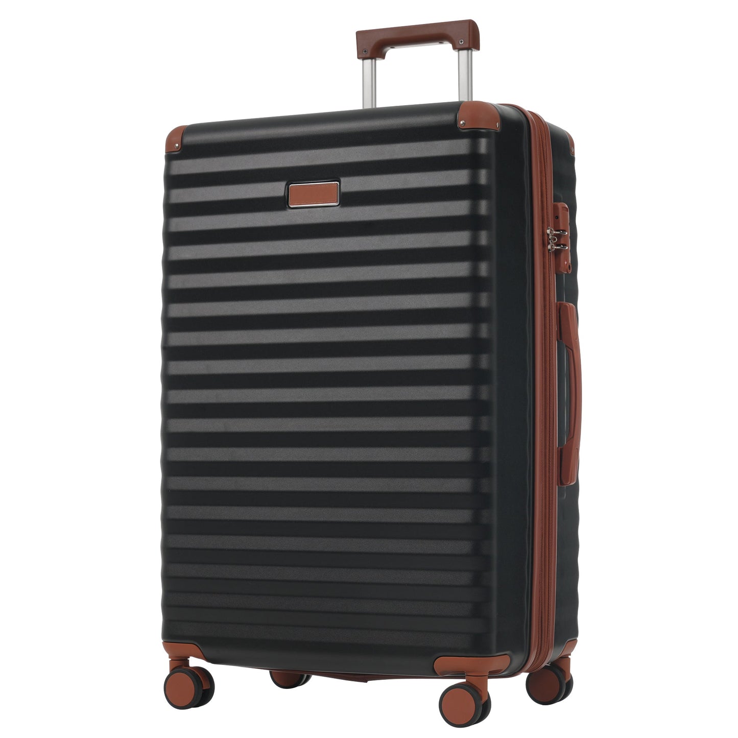 5-Piece ABS Hardshell Carry-On Luggage Set with Spinner Wheels,
