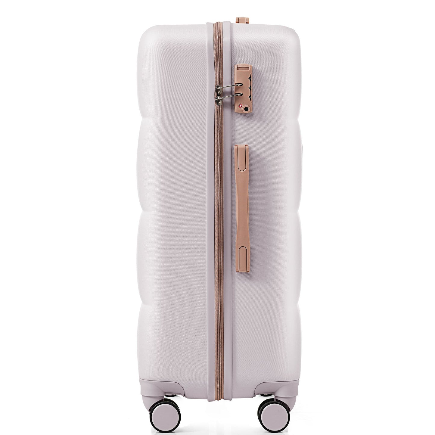 Luggage Set Light Gray ABS for travel organization