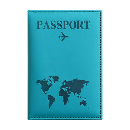 Passport Protection Cover PU Passport Clip Ticket Clip