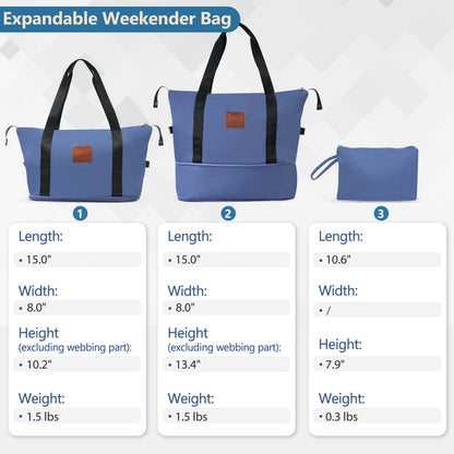 Luggage Set Black Brown ABS for travel organization