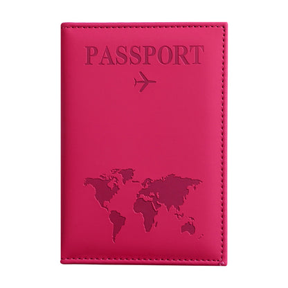 Passport Protection Cover PU Passport Clip Ticket Clip