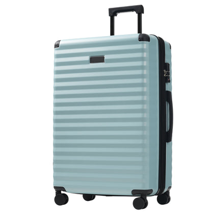 5-Piece ABS Hardshell Carry-On Luggage Set with Spinner Wheels,