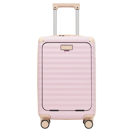 5-Piece ABS Hardshell Carry-On Luggage Set with Spinner Wheels,