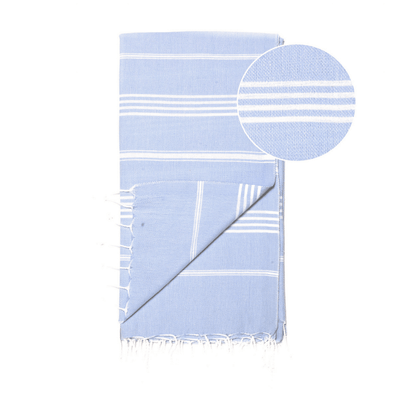 Beach Spa Turkish Hammam Towel Sultan Light Blue