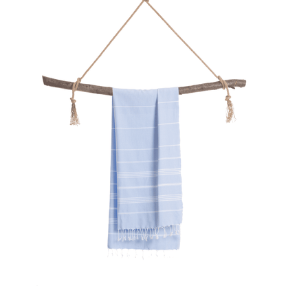 Beach Spa Turkish Hammam Towel Sultan Light Blue