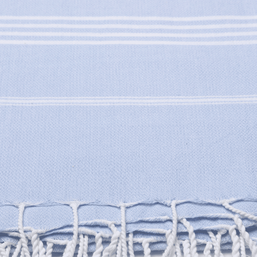 Beach Spa Turkish Hammam Towel Sultan Light Blue
