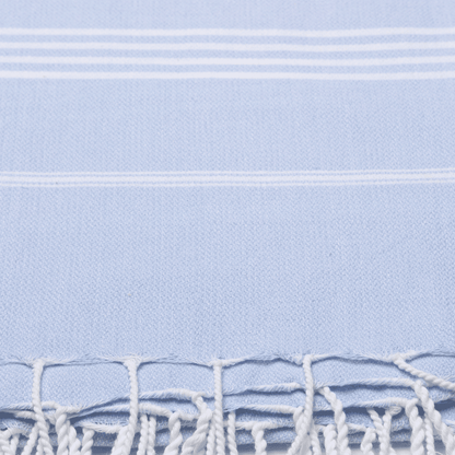 Beach Spa Turkish Hammam Towel Sultan Light Blue