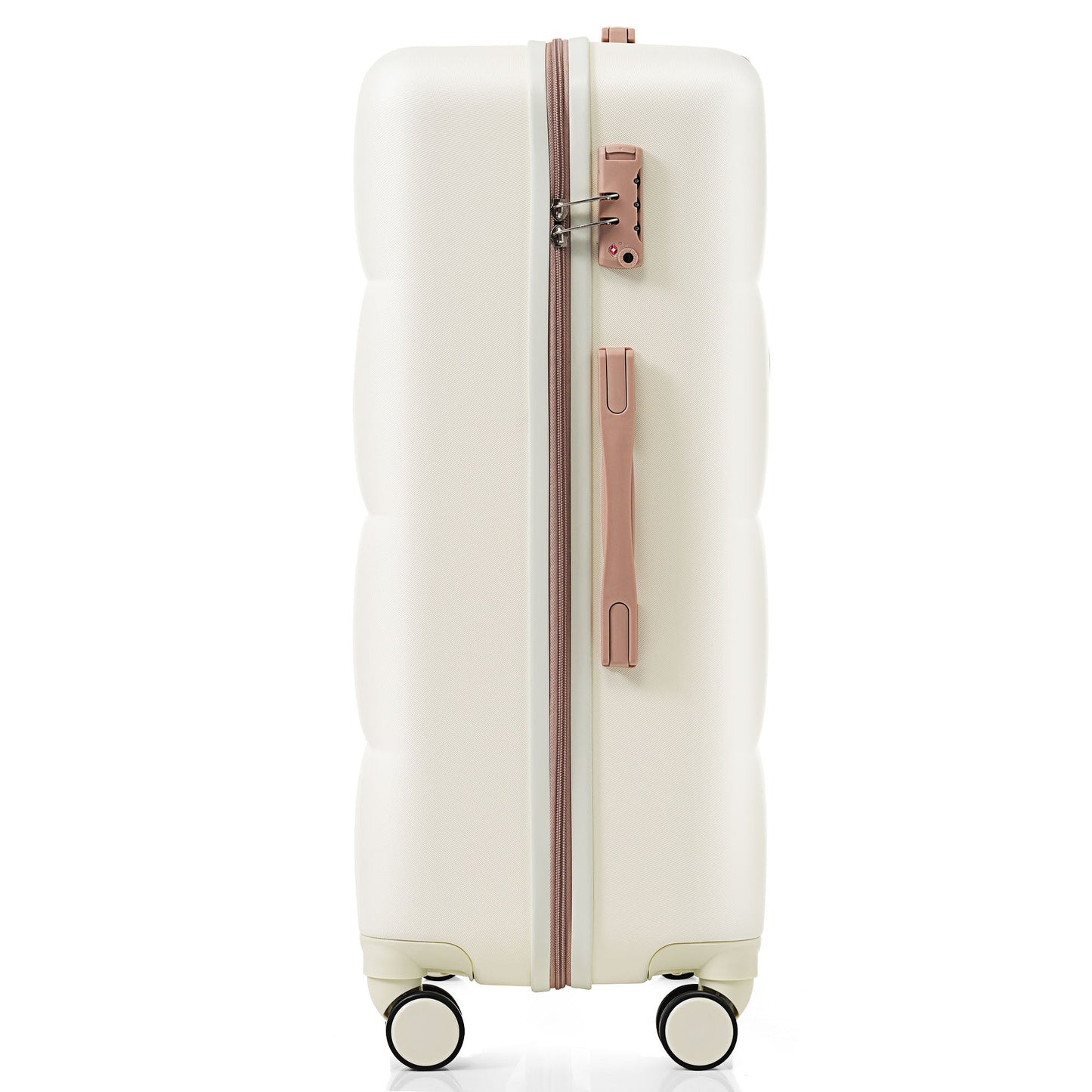 Luggage Set Light Gray ABS for travel organization