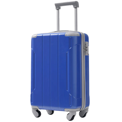 Luggage Set Black Brown ABS for travel organization