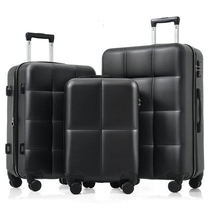 Luggage Set Light Gray ABS for travel organization