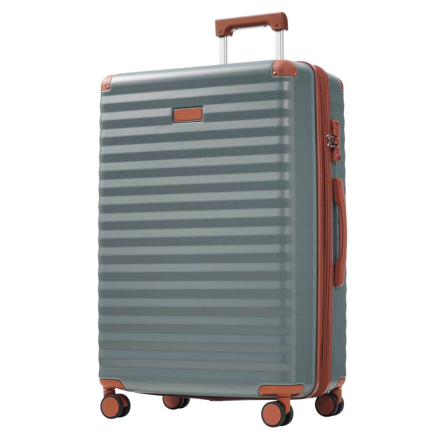 5-Piece ABS Hardshell Carry-On Luggage Set with Spinner Wheels,