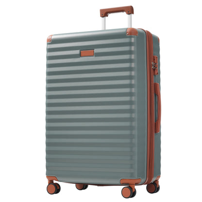 5-Piece ABS Hardshell Carry-On Luggage Set with Spinner Wheels,