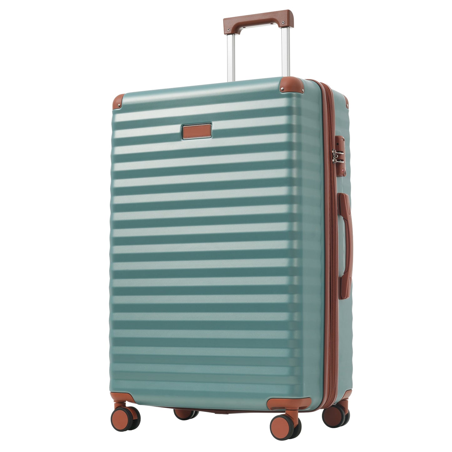 5-Piece ABS Hardshell Carry-On Luggage Set with Spinner Wheels,