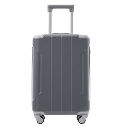 Luggage Set Black Brown ABS for travel organization