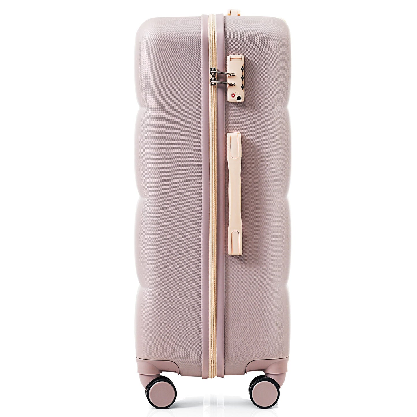 Luggage Set Light Gray ABS for travel organization