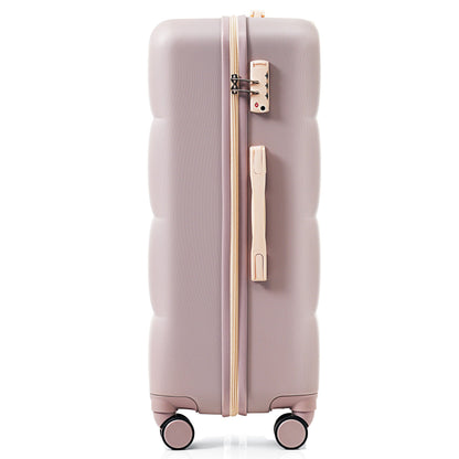 Luggage Set Light Gray ABS for travel organization