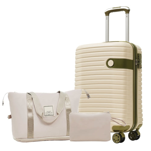 Luggage Sets 3 Piece Carry on Luggage 22x14x9 Airline Approved,