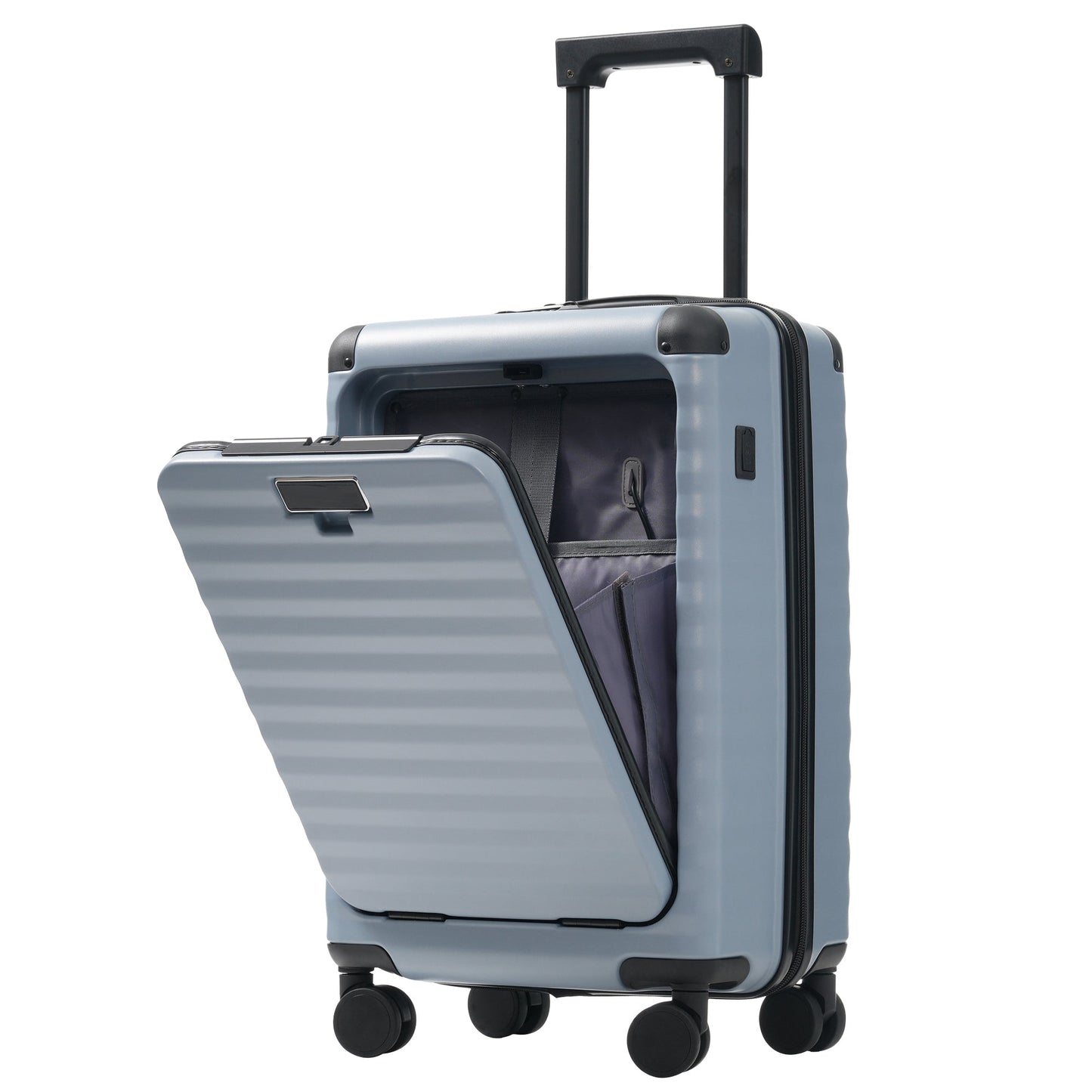 5-Piece ABS Hardshell Carry-On Luggage Set with Spinner Wheels,