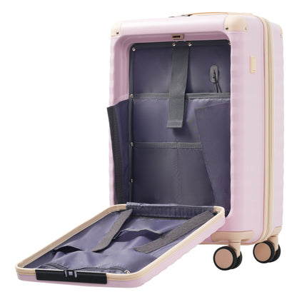 5-Piece ABS Hardshell Carry-On Luggage Set with Spinner Wheels,