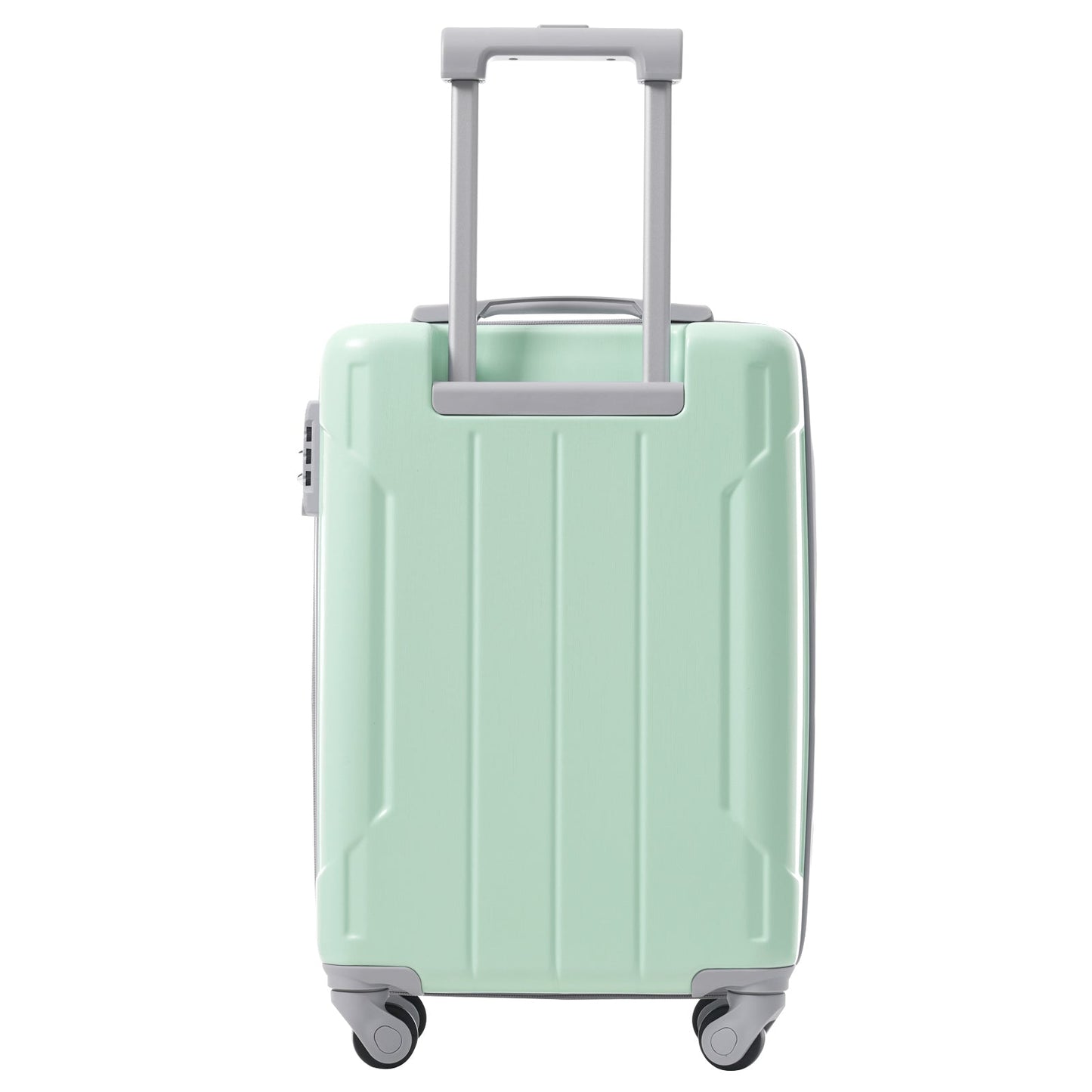 Luggage Set Black Brown ABS for travel organization