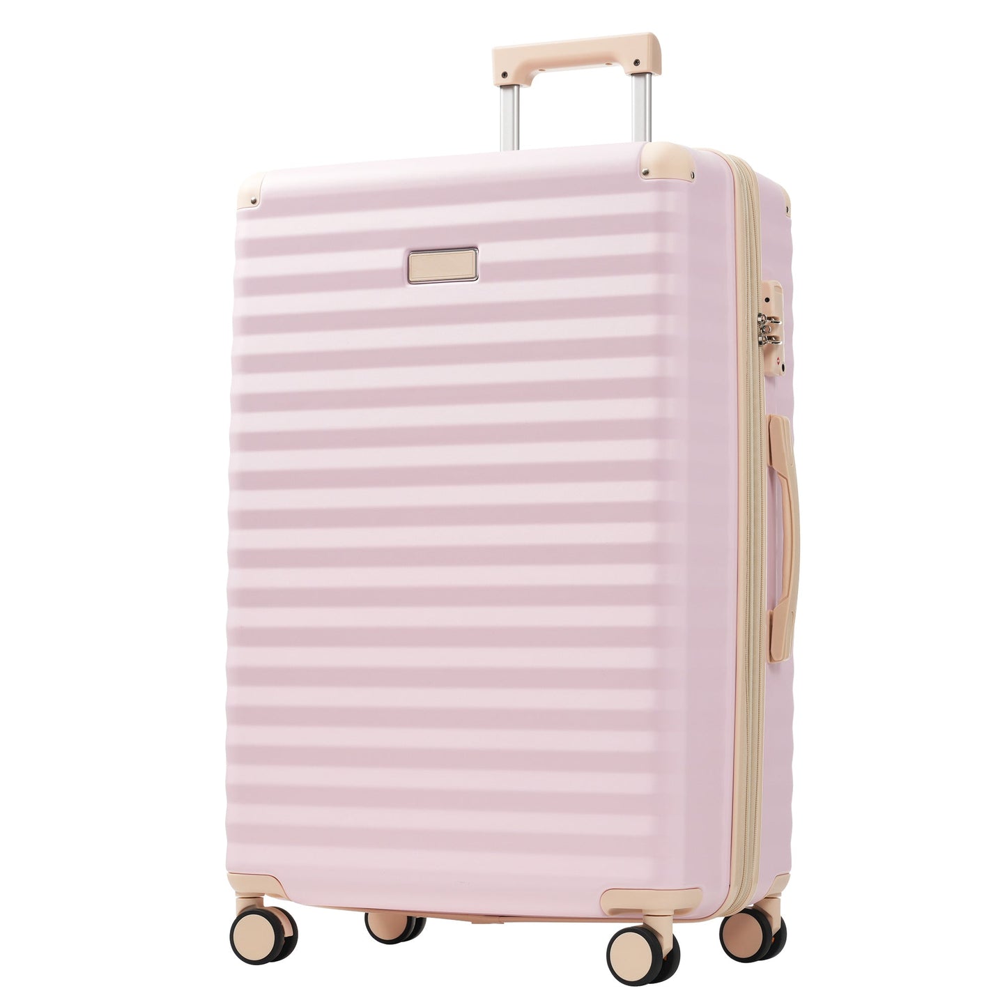 5-Piece ABS Hardshell Carry-On Luggage Set with Spinner Wheels,