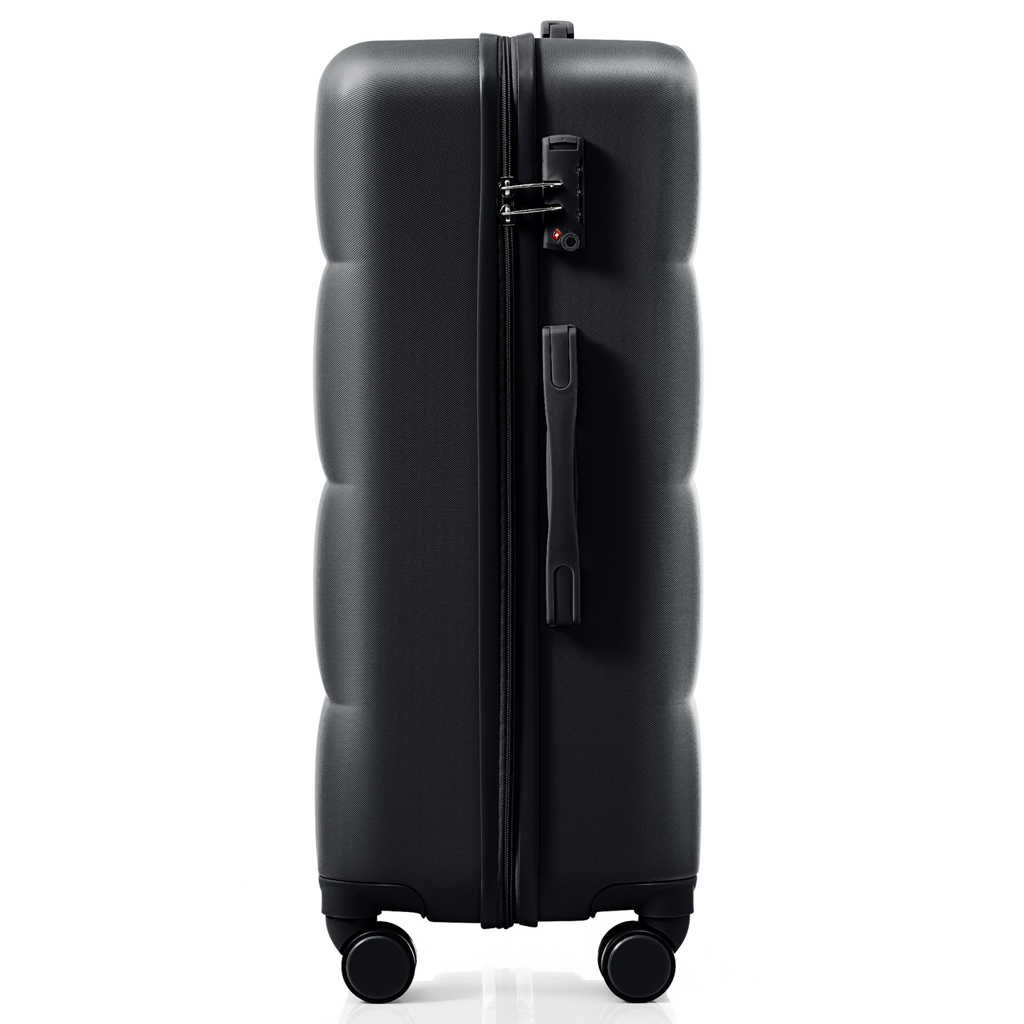 Luggage Set Light Gray ABS for travel organization