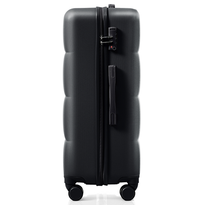 Luggage Set Light Gray ABS for travel organization