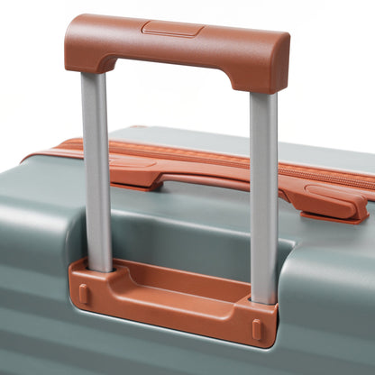 5-Piece ABS Hardshell Carry-On Luggage Set with Spinner Wheels,